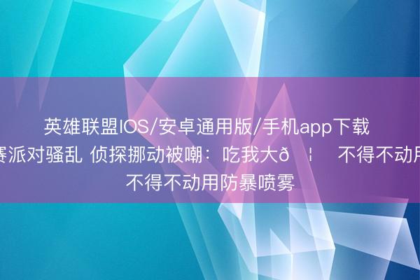 英雄联盟IOS/安卓通用版/手机app下载 纽约不雅赛派对骚乱 侦探挪动被嘲：吃我大🦅 不得不动用防暴喷雾